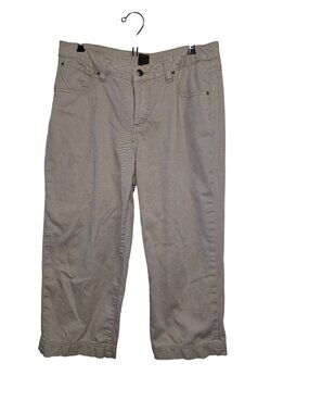 JAG Womens Size 10 Beige Capri Pants Classic Fit Comfortable